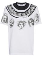 Versace Balleto Print T-shirt - White