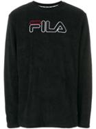 Fila Logo Embroidered Sweatshirt - Black