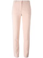 Emilio Pucci Slim-fit Trousers, Women's, Size: 44, Pink/purple, Viscose/spandex/elastane/acetate
