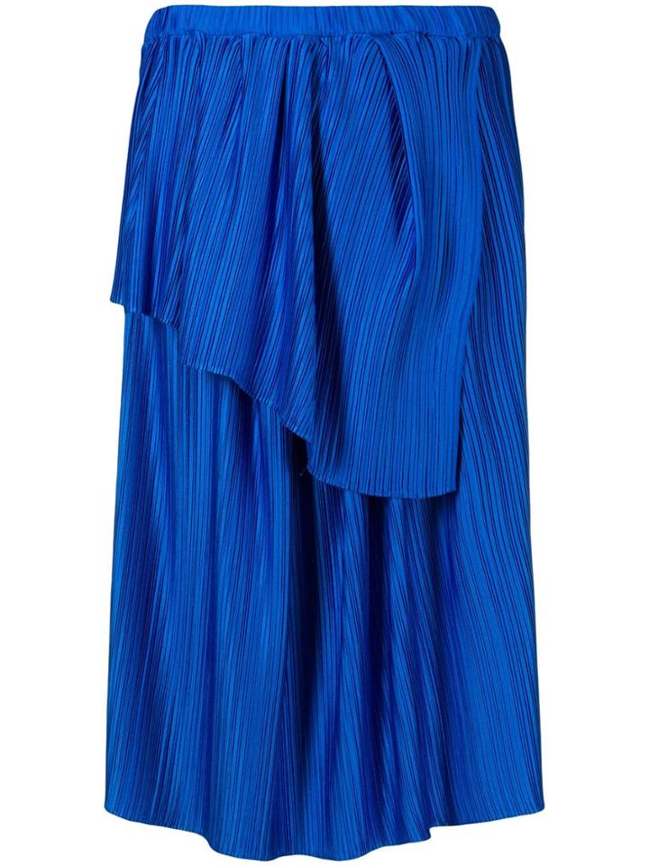 Christian Wijnants Suzu Tiered Skirt - Blue