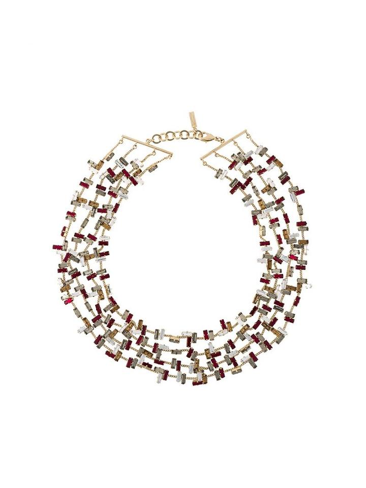 Ermanno Scervino Short Necklace, Women's, Metallic