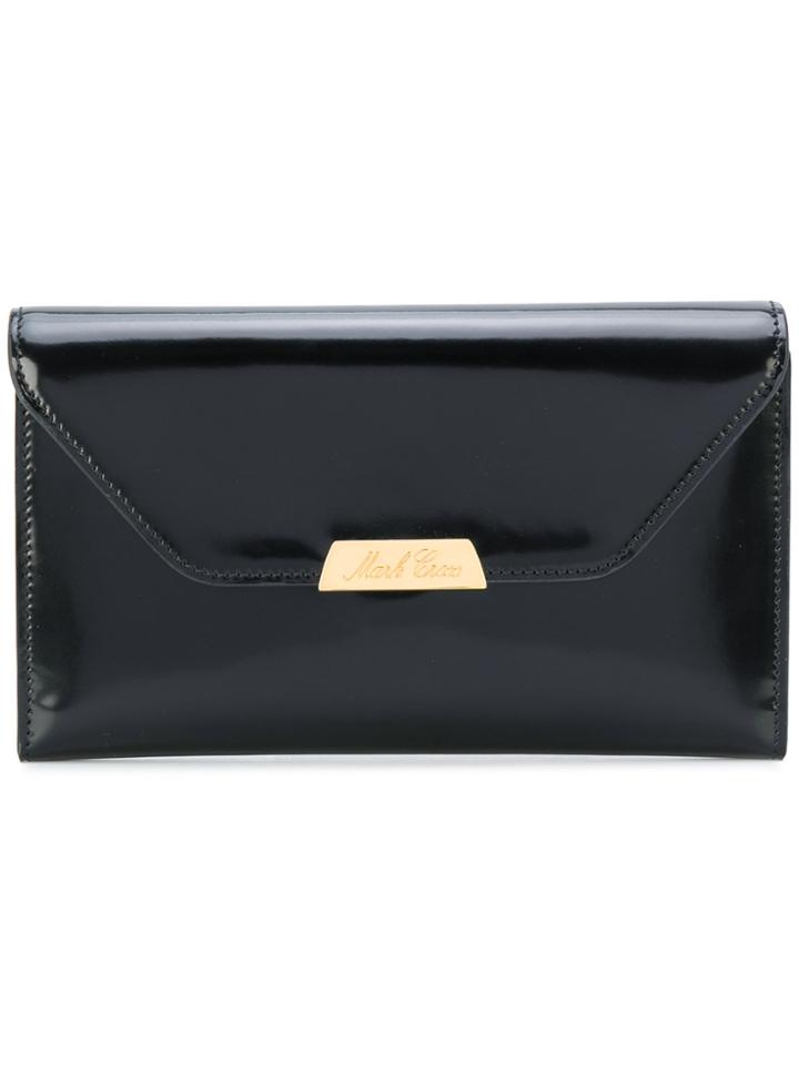 Mark Cross Fold Over Wallet - Black
