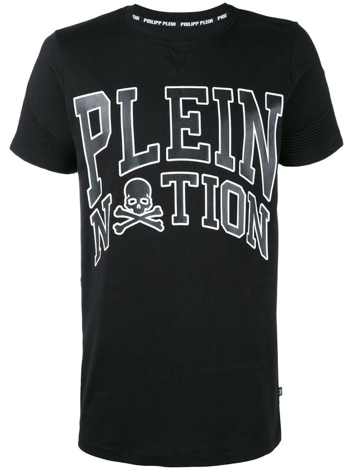 Philipp Plein - Print T-shirt - Men - Cotton/polyester/polyurethane - S, Black, Cotton/polyester/polyurethane