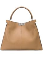 Fendi Peekaboo Tote Bag - Neutrals
