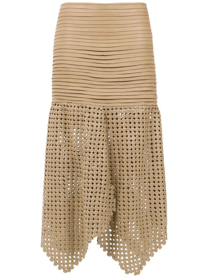 Clé 'knots' Midi Skirt - Brown
