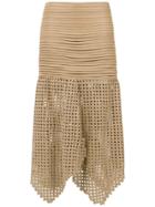 Clé 'knots' Midi Skirt - Brown