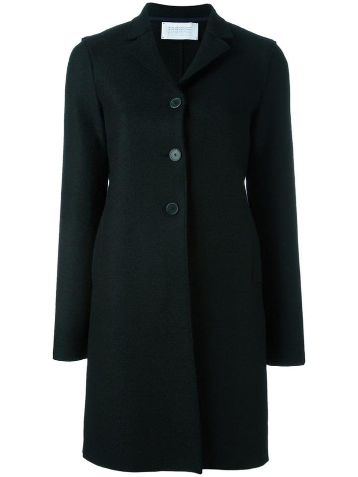 Harris Wharf London Three Buttons Coat - Black