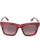 Valentino Eyewear Valentino Garavani 'rockstud' Sunglasses - Red