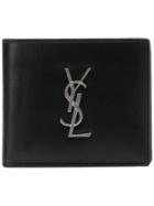 Saint Laurent East/west Monogram Wallet - Black