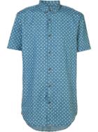 Zanerobe Printed Shortsleeved Shirt, Men's, Size: Xl, Blue, Cotton