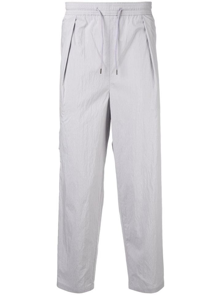 Yoshiokubo Tuck Track Style Trousers - Purple