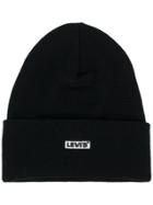 Levi's Logo Patch Beanie - Black