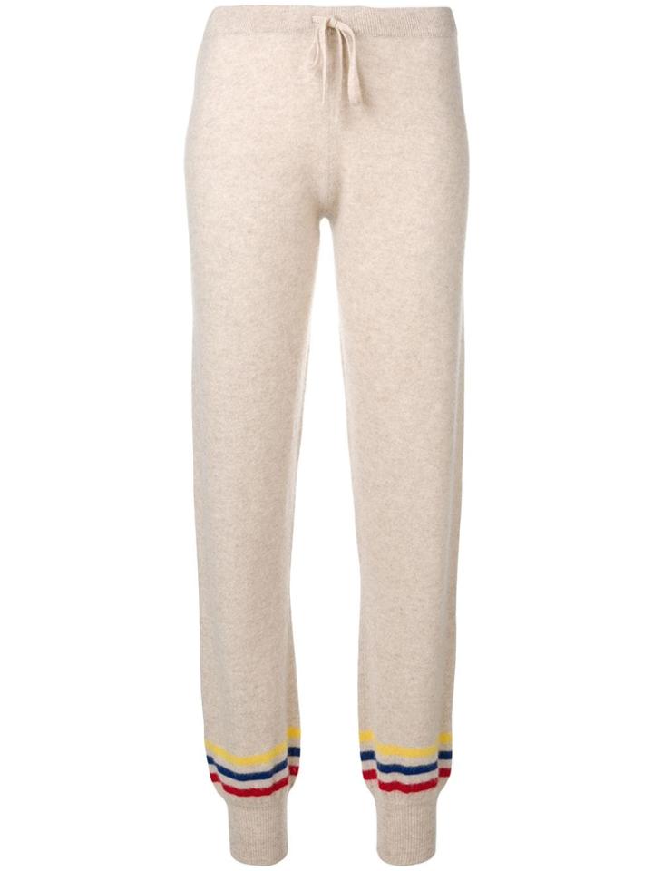 Madeleine Thompson Lissone Cashmere Track Pants - Neutrals