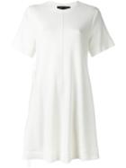 Proenza Schouler Flared T-shirt Dress, Women's, Size: 2, Nude/neutrals, Cotton/nylon/viscose/wool