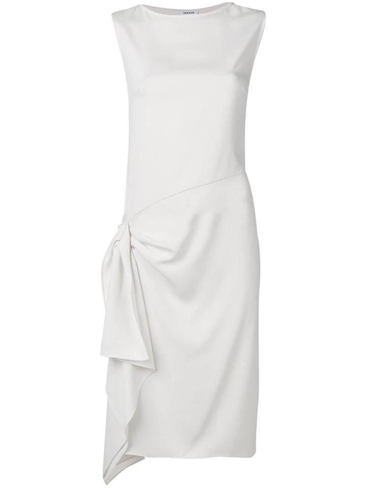 P.a.r.o.s.h. Gathered Detail Dress - Neutrals