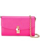 Dolce & Gabbana Dolce Crossbody Bag, Pink/purple, Calf Leather