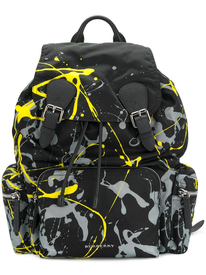 Burberry Paint Splatter Rucksack - Black