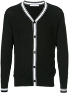Givenchy Contrast Stripe Cardigan - Black