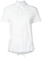 Sacai Plissé Pleated Shirt - White
