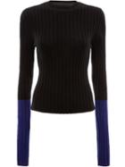 Jw Anderson Long Sleeve Ribbed Top - Green