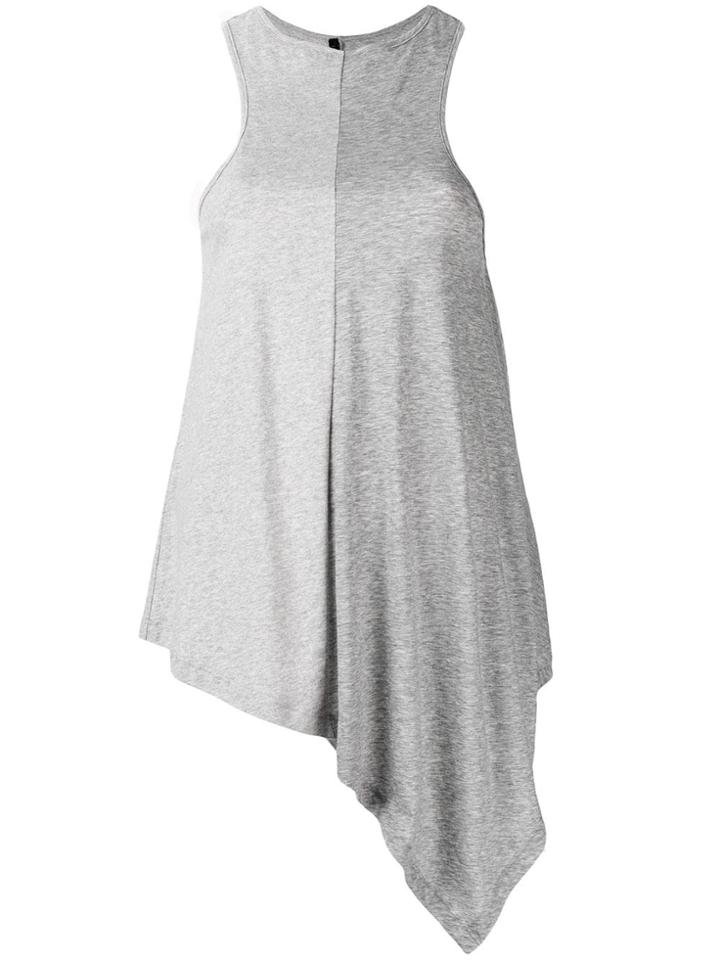 Unravel Project Asymmetrical Tank Top - Grey