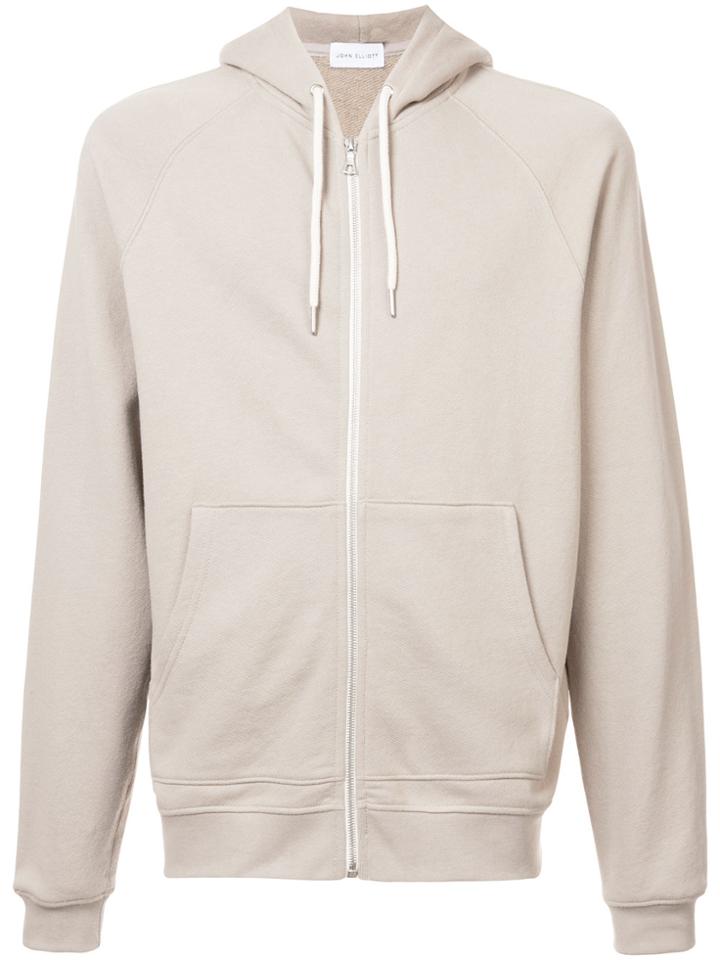 John Elliott Hooded Bomber Jacket - Nude & Neutrals