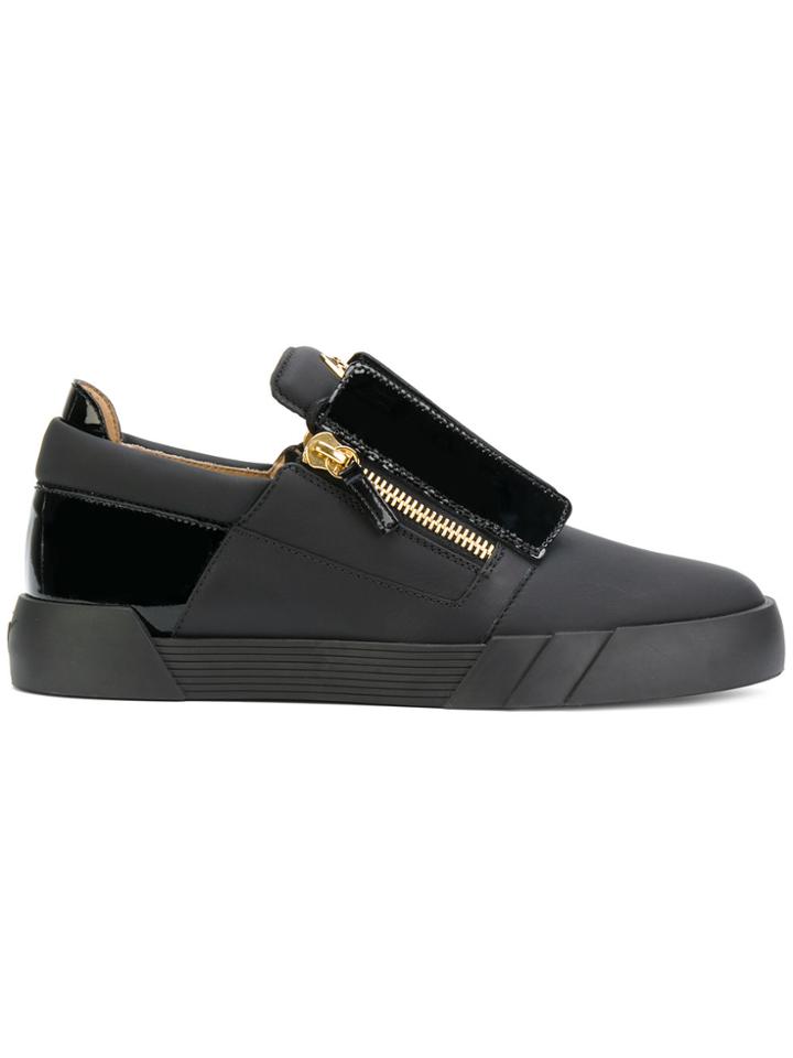 Giuseppe Zanotti Design Urban Shark Low-top Sneakers - Black