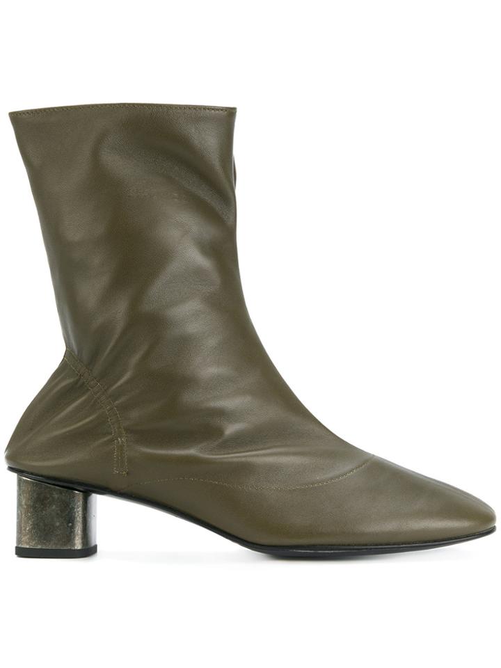 Robert Clergerie Ankle Length Boots - Green