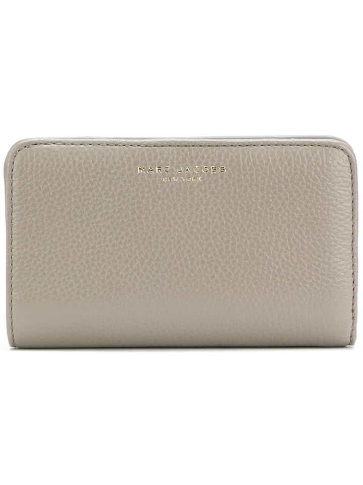 Marc Jacobs Pebbled Grain Wallet - Grey
