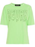 Filles A Papa Printed Cotton T Shirt - Green