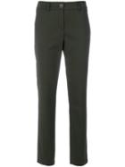 Luisa Cerano - Straight Trousers - Women - Cotton/polyamide/spandex/elastane - 38, Green, Cotton/polyamide/spandex/elastane