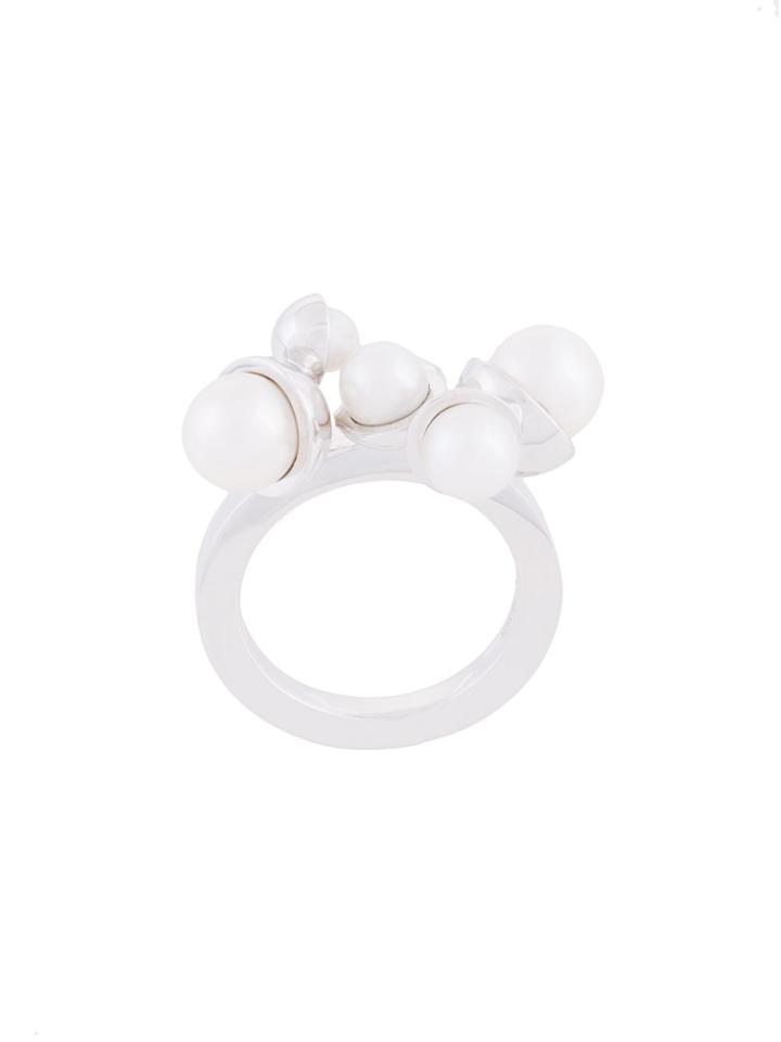 Mehem Pearl Ring - Metallic