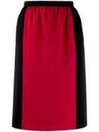 Yves Saint Laurent Pre-owned 1980's Colour Block Straight Skirt -