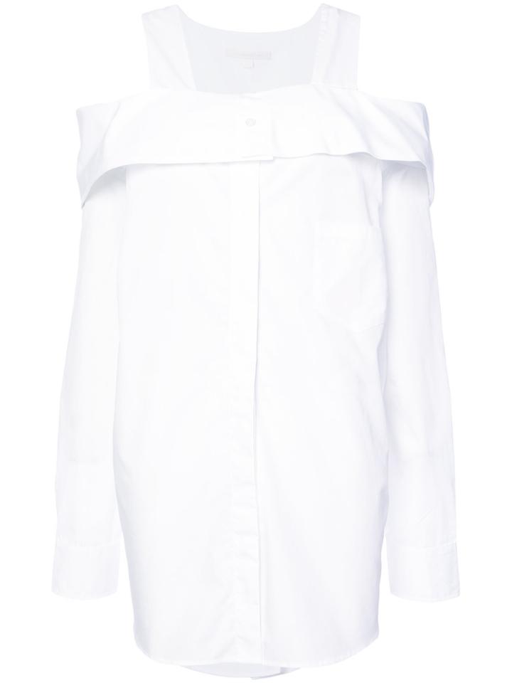 Jonathan Simkhai Ruffle-trimmed Top - White