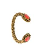 Chanel Pre-owned Twisted Gripoix Bracelet - Metallic