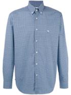 Etro Printed Shirt, Size: 43, Blue, Cotton/spandex/elastane