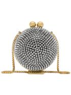 Marzook Crystal-embellished Clutch - Metallic