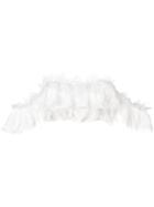 Ermanno Scervino Ruffle Trim Bikini Top - White