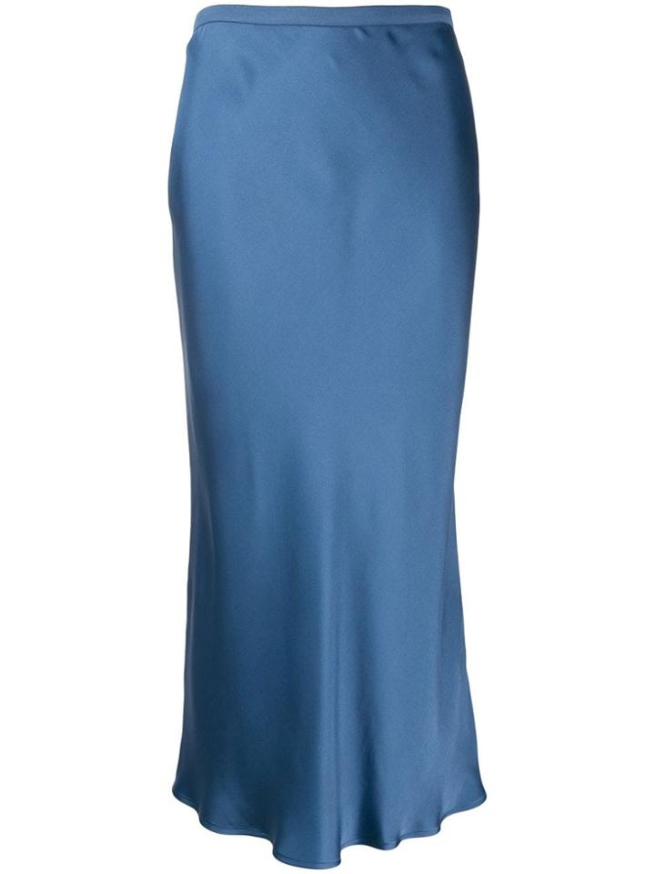 Anine Bing Fitted Midi Skirt - Blue