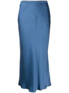 Anine Bing Fitted Midi Skirt - Blue