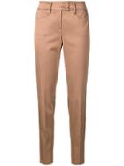 Luisa Cerano Slim Tailored Trousers - Nude & Neutrals