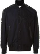 Sacai Textured Sleeve Bomber Jacket