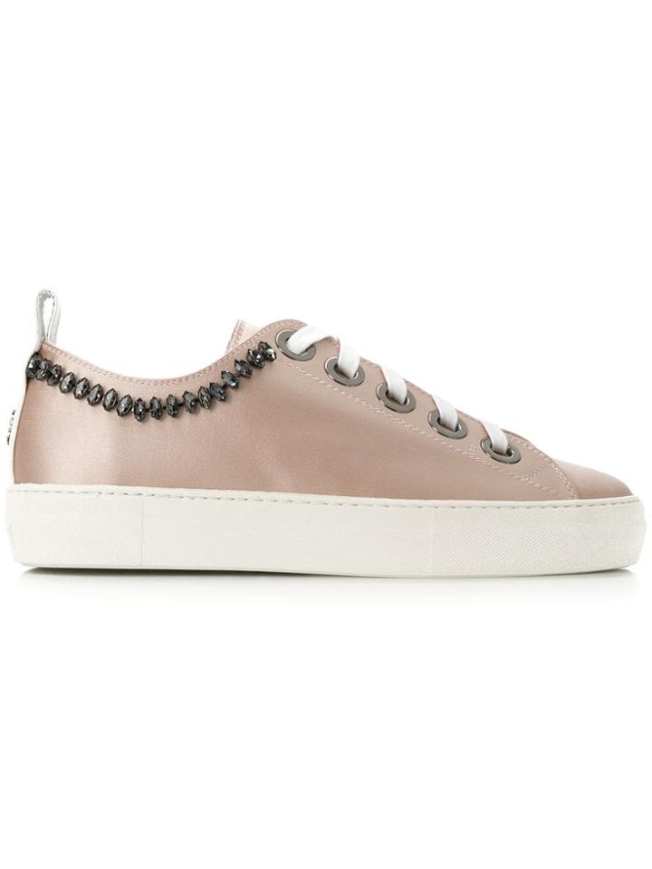 No21 Embellished Sneakers - Neutrals