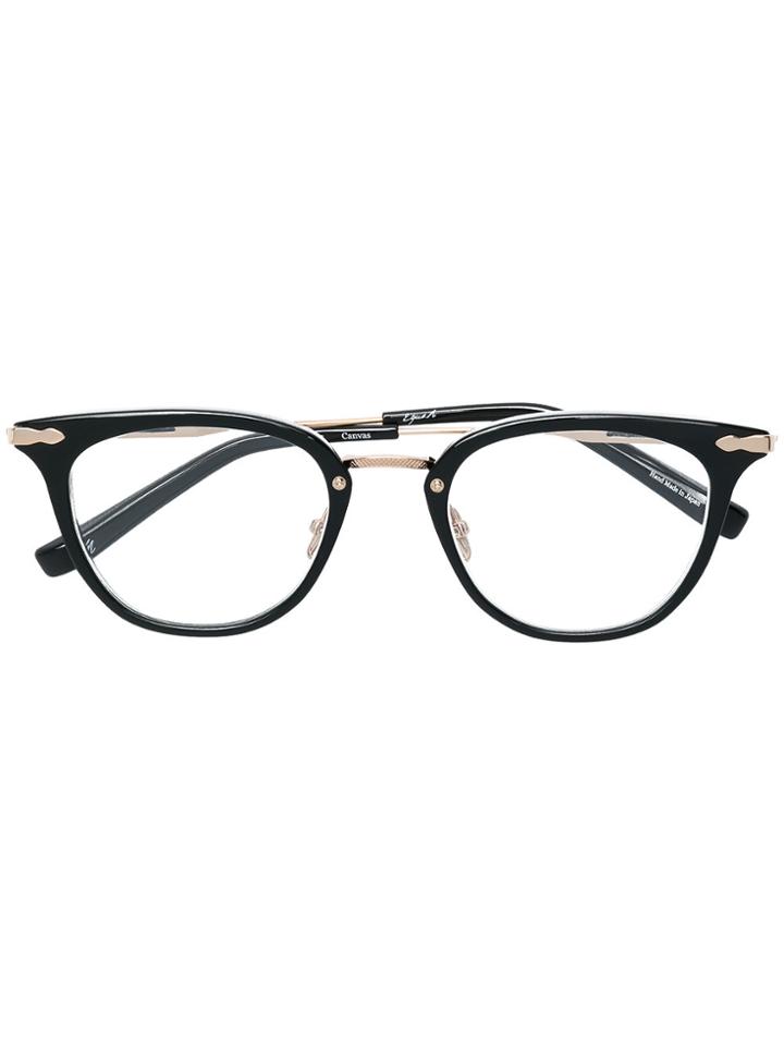 Frency & Mercury Canvas Square Frame Glasses - Black