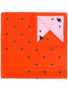 Kenzo Eye Neck Scarf - Pink & Purple