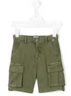 Il Gufo - Cargo Shorts - Kids - Cotton/linen/flax/spandex/elastane - 12 Yrs, Green