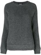 Dsquared2 Ribbed Crew Neck Sweater - Grey