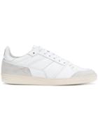 Ami Alexandre Mattiussi Thin Laced Low Trainers - White