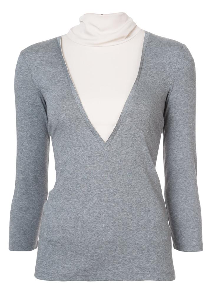 Fabiana Filippi Turtleneck Sweater - Grey