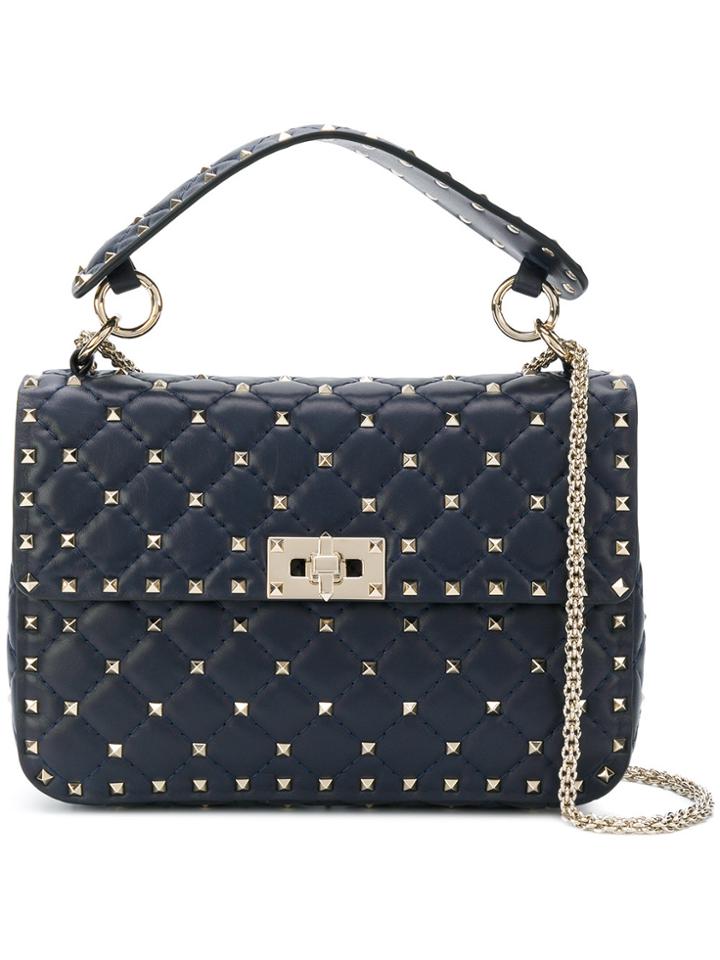 Valentino Valentino Garavani Rockstud Spike Crossbody Bag - Blue
